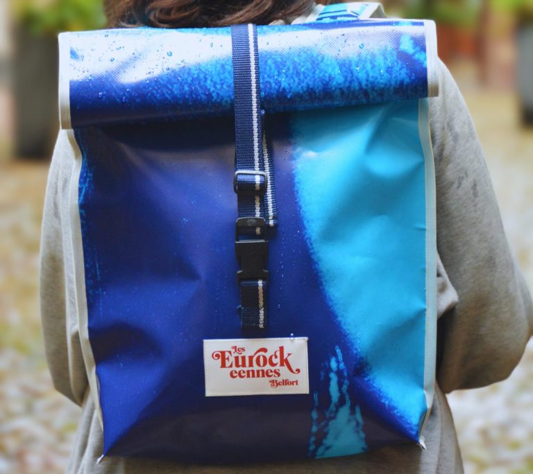 Sac à dos pour le Festival des Eurockéennes de Belfort